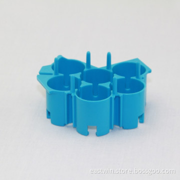 blue plastic battery box